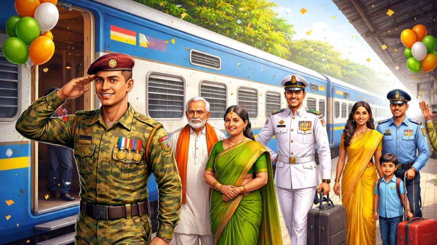Free Rail Yatra: परिवार का AC ट्रेन सफर फ्री, वीरता पदक जवानों को मिला बड़ा अधिकार